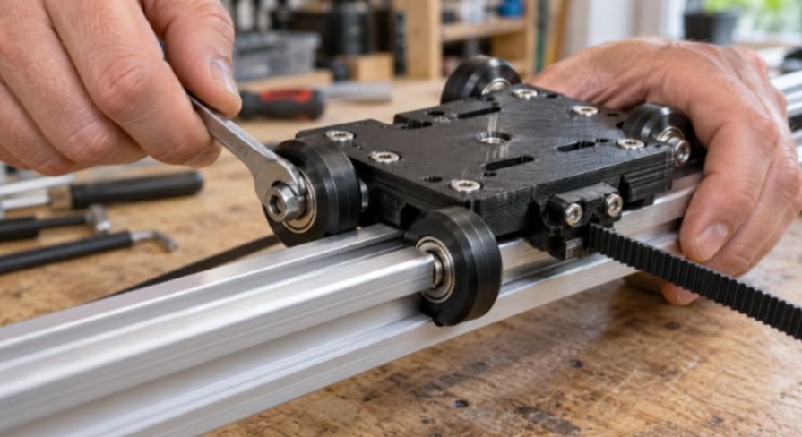 Assemble the V-Slot Carriage and GT2 Belt