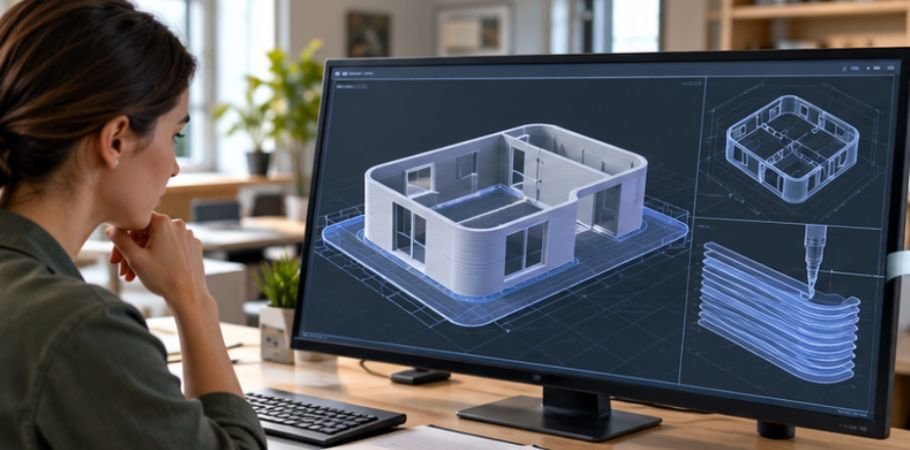 The Printer Stops Long Before the House Is Finished
