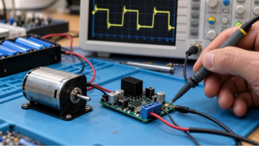 Bench Testing Analyzing PWM Slew Rates and High-Frequency Ringing