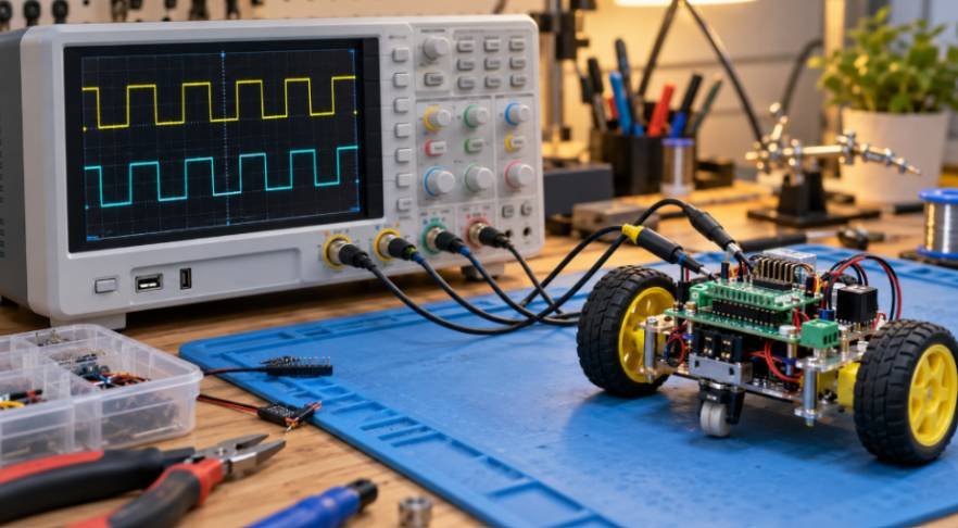 Budget Digital Oscilloscope Review for Hobby Robotics Bench-Tested