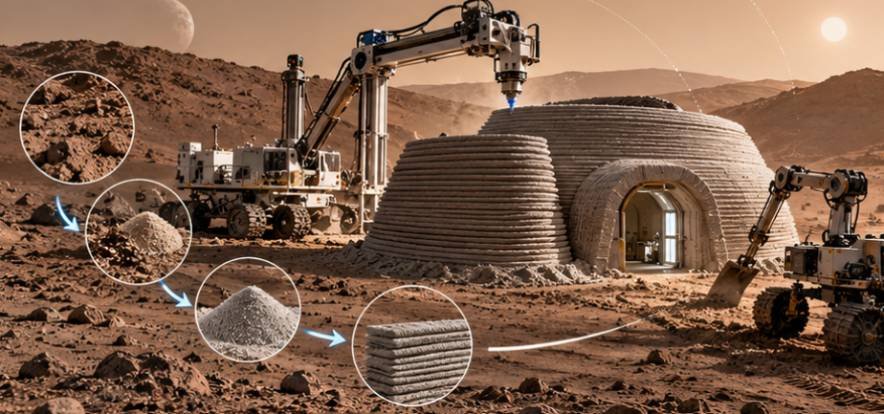 Could Spacecraft Recycle Their Own Printed Parts