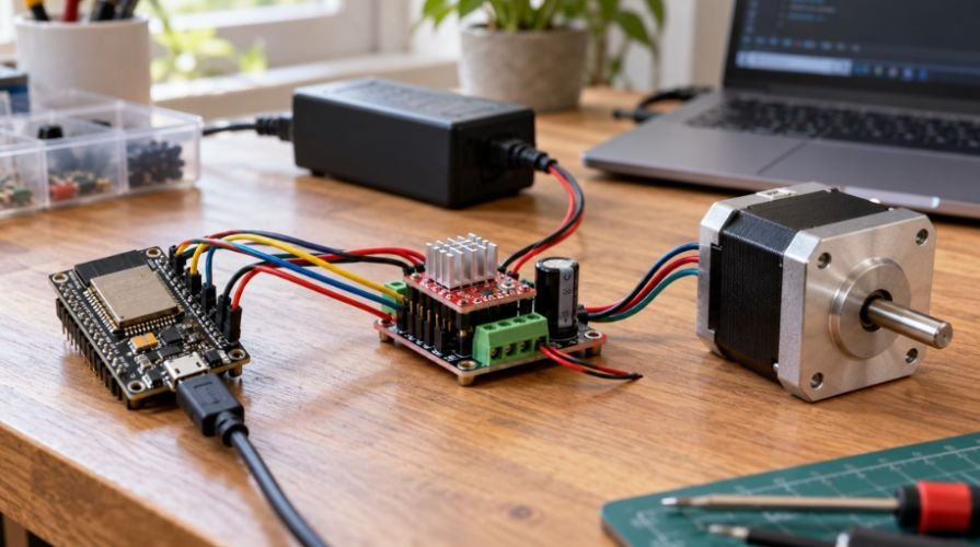 How to Control a Stepper Motor With ESP32 and A4988