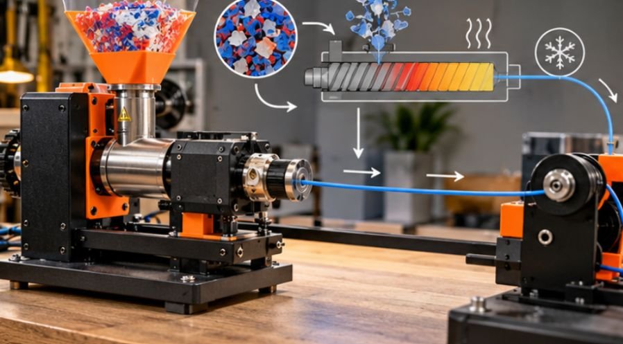 How to Recycle Failed 3D Prints Into New Filament at Home Without Ruining the Next Spool