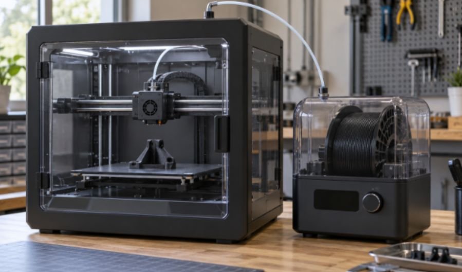 Nylon-CF Drying and Enclosure Setup