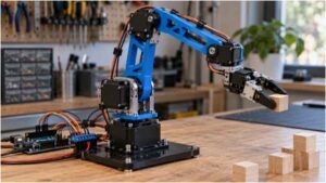 DIY Robotic Arm Project: My Hands-On Build, Torque Math, and Code