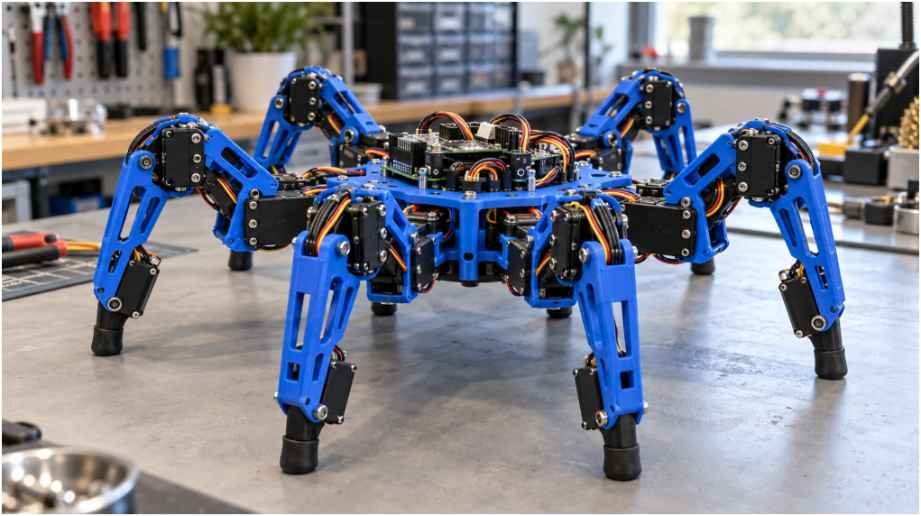 DIY Hexapod Spider Robot: Complete 18DOF Engineering Guide
