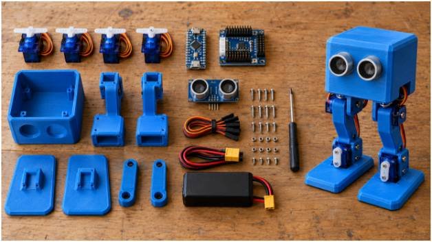 Gather Arduino Biped Components