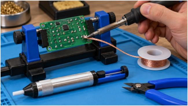 Choose Electronics Solder, Flux, and Tip Cleaner